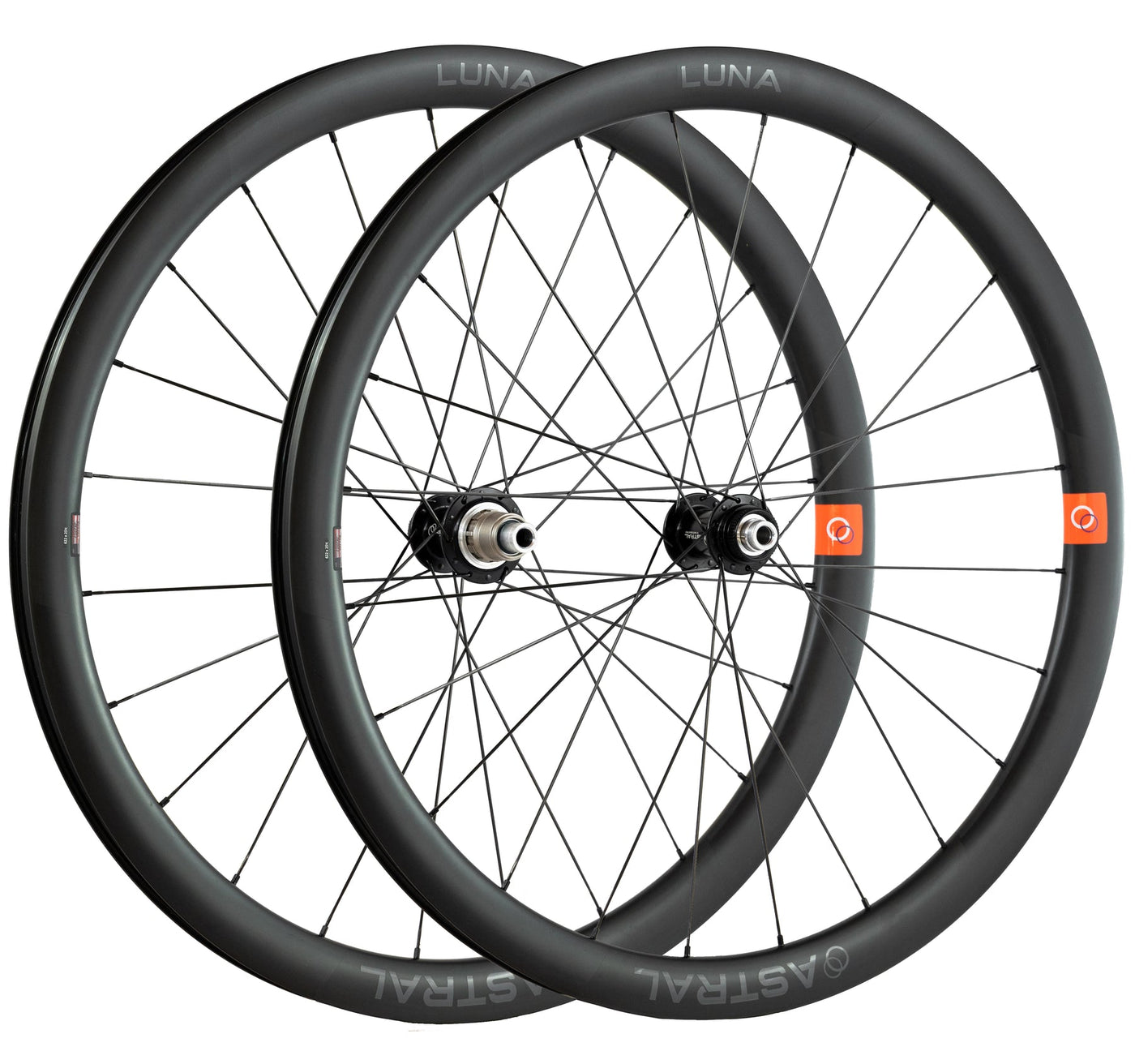 Astral Luna Carbon Disc Rims to Astral Approach CL Hubs